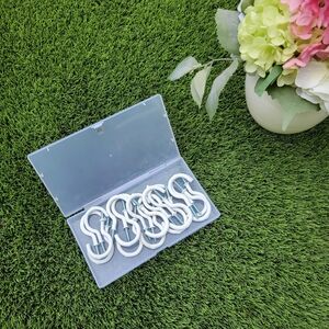 20 Pack Vinyl Coated Ceiling Screw-In Hooks | 2.9 Inches